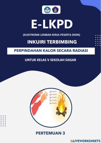 E-LKPD Perpindahan Kalor Secara Radiasi