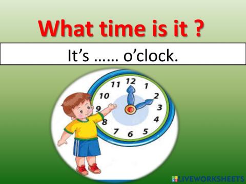What time is it?