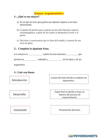 Ensayo Argumentativo