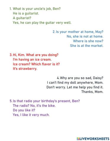 S-Listening-Part 3-Test 5