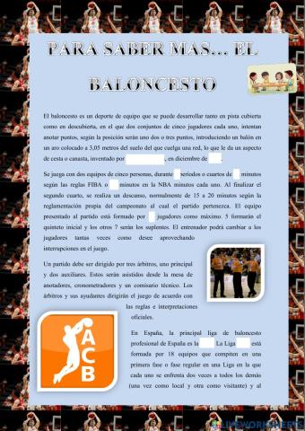 Algunas curiosidades del baloncesto