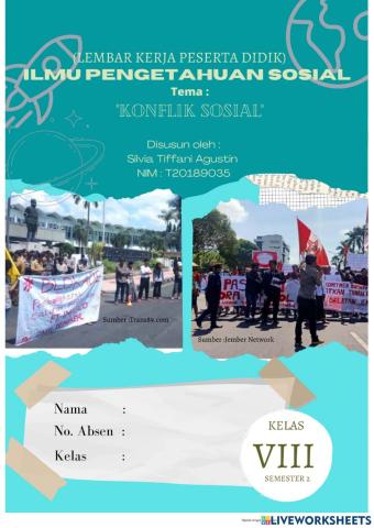 Konflik dan integrasi dalam kehidupan sosial