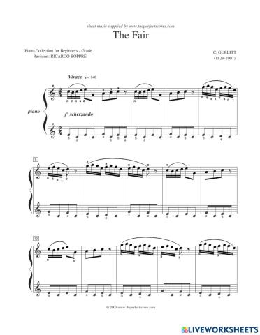 The Fair Grade 1 Piano