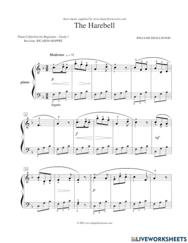 Piano Grade 1 The Harebell