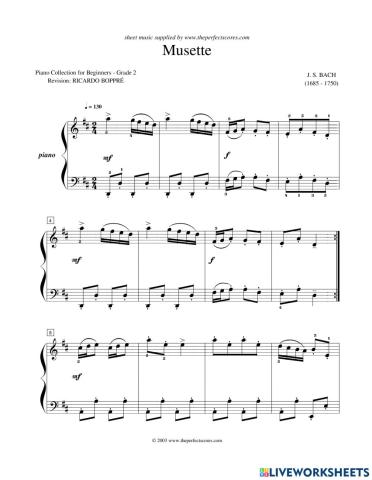 Piano Grade 2 Musette