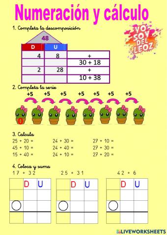 Numeración y cálculo