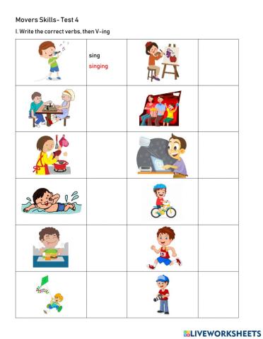 Verbs - Test