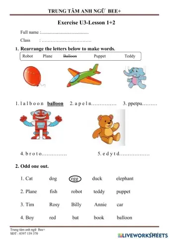 Unit 3: Is it a plane?