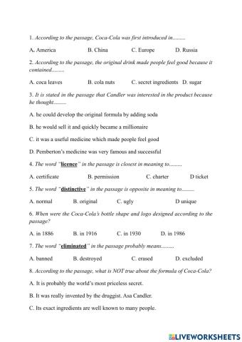 The Story of Coca-Cola