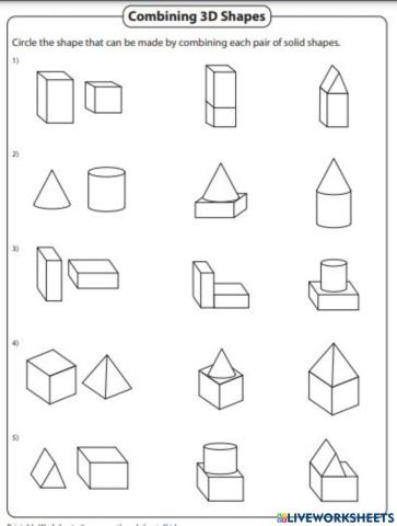 Compose solid shapes