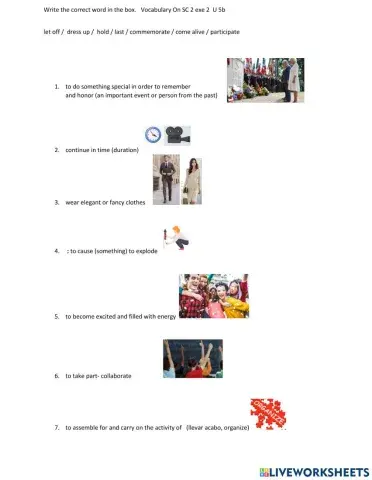 Vocabular On SC2 5b 2