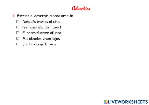Adverbios