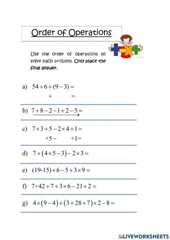 Order of operations 02