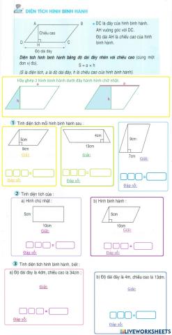 Dt hình bình hành