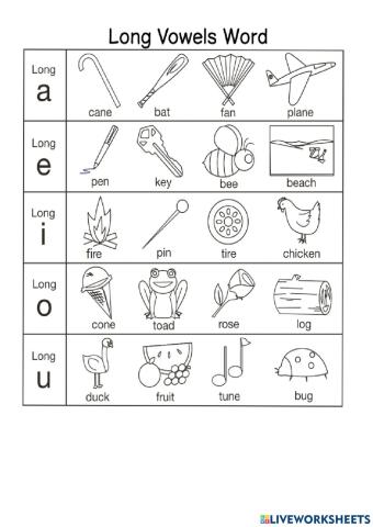 Long Vowel Sounds