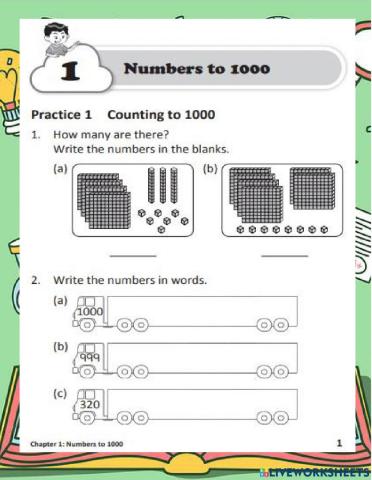 Numbers to 1000