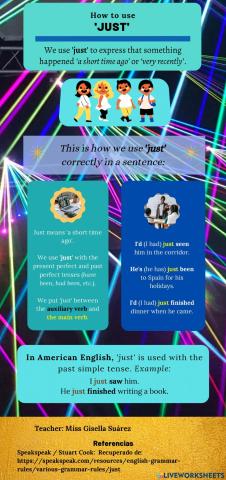 Use of 'Just' - Grammar