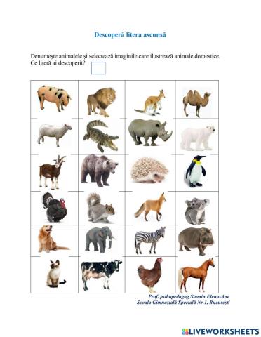 Descoperă litera! (L)