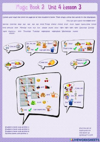 Magic Book 2  Unit 4 Lesson 3 (i)