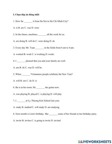 Final term 1 class 7