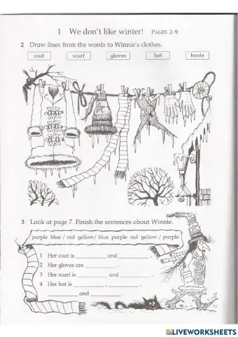 Winnie in Winter activities 1