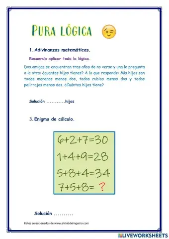 Retos Matemáticos