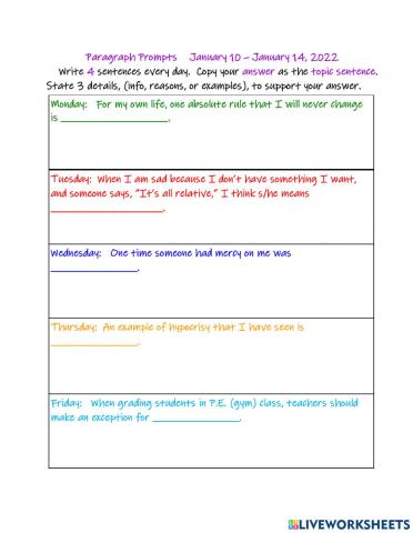 Paragraph Right and Wrong 5