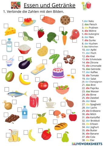 Essen und Getränke