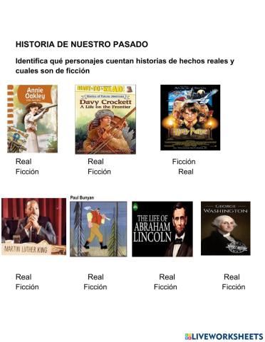 Historia de Hechos Reales y Ficticios  Fiction nonfiction