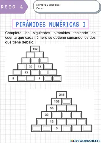 Pirámides numéricas