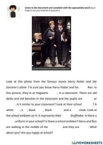 Harry Potter - school uniforms