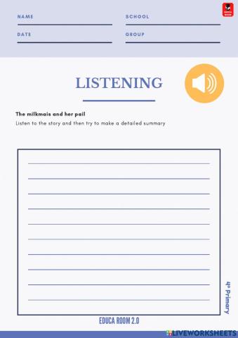 4º ud3 listening ingles