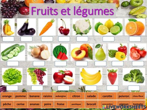 Fruits et légumes