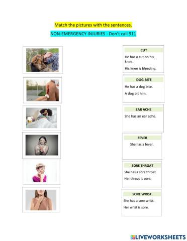 Non Emergency Injuries