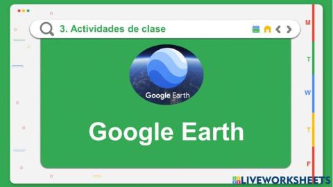 Actividad en clase Google Earth