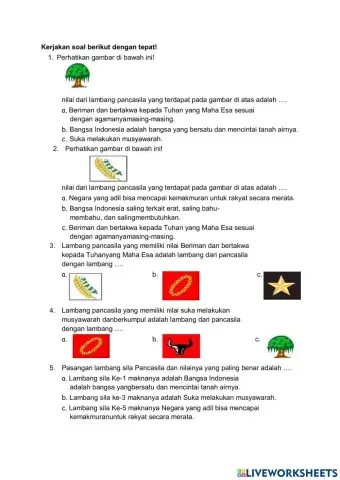 Nilai-nilai pancasila