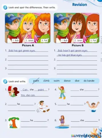 Smart Junior 3. WB p. 9