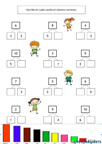 Descomposición de números