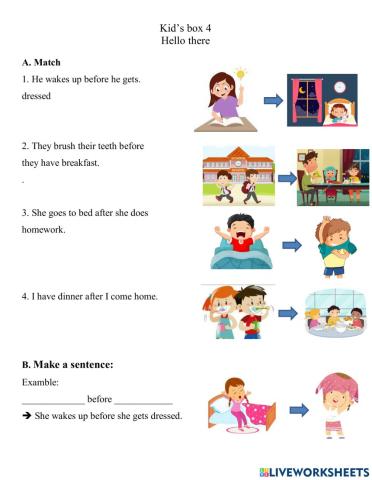 Routine activities 2