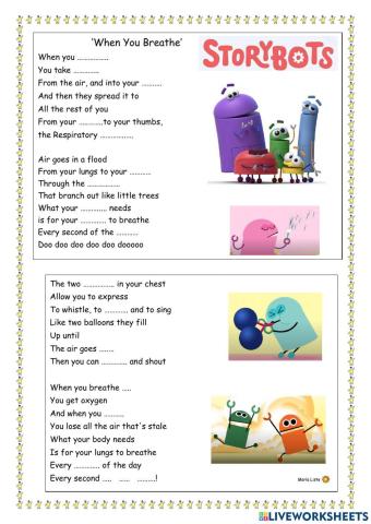 When you breathe (Song by Story Bots)