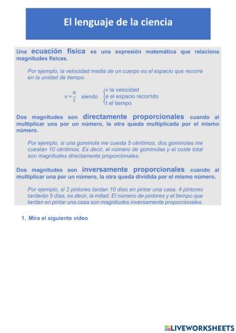 Lenguaje de la ciencia