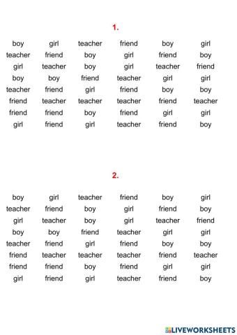 AS1 Unit 1 new words