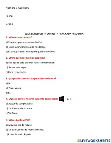 Carpetas IEE 3 y 4 Grado