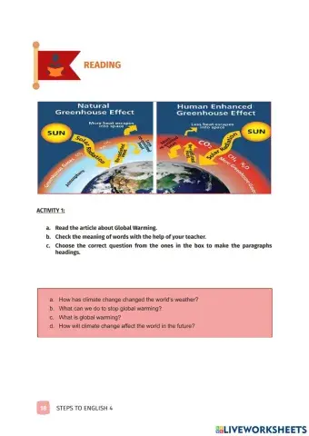 Passive Voice - Reading task