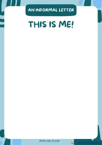 A1+ Mover: An Informal Letter