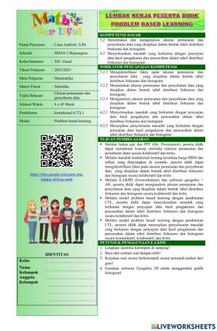 E-lkpd pbl-kontekstual