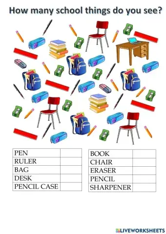 School Things (How many...?)