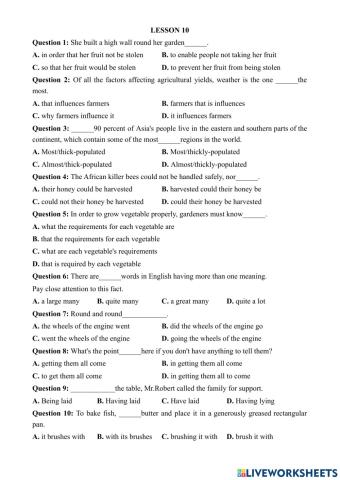 Lesson 10 (confused structure)