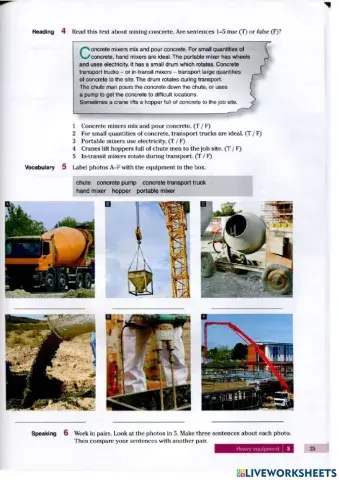 Unit 3 English for construction p 25