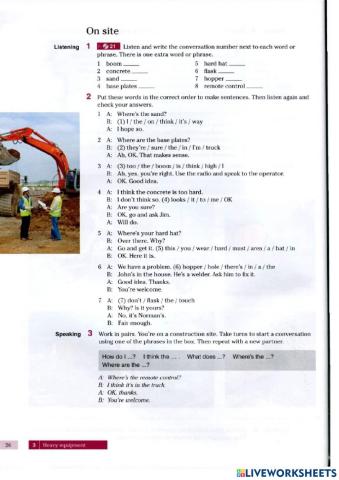 Unit 3 English for construction 1 p 26